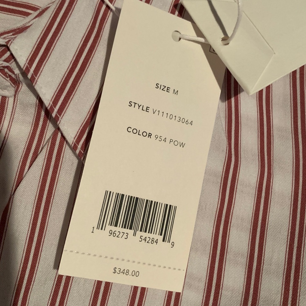 VINCE
Till Stripe Cropped Button Down Tops
 large & Medium - Picture 7 of 9